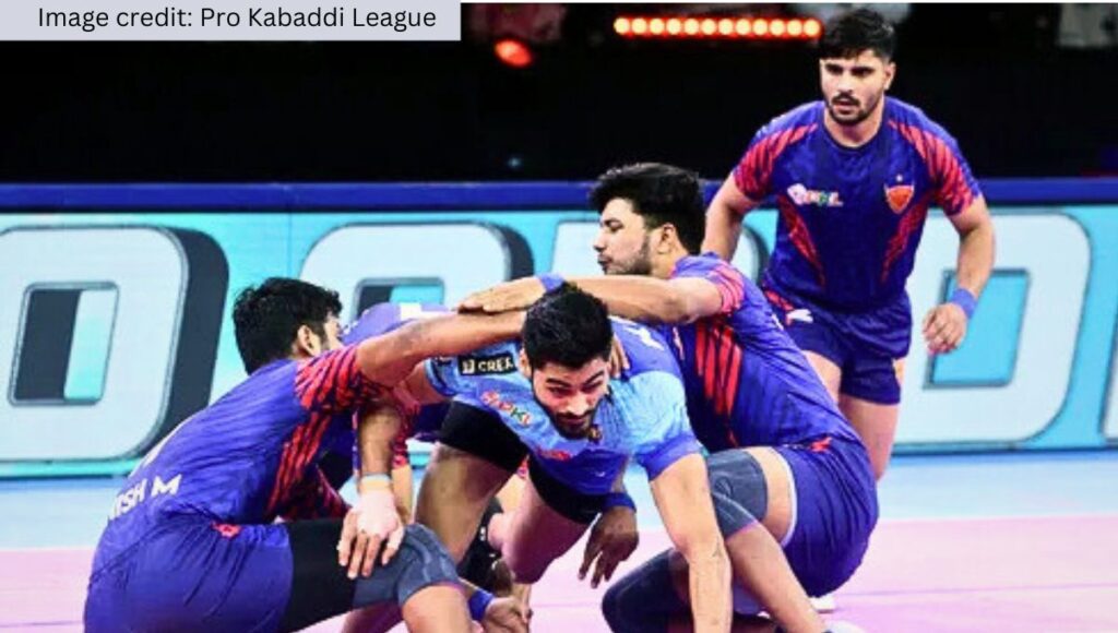 KPL Season 11: मैच 39 में दबंग दिल्ली की रोमांचक जीत, अशू मलिक का शानदार प्रदर्शन Image credit : Pro Kabaddi League