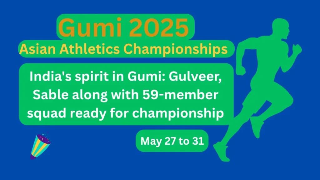 India Spirit in Gumi: गुलवीर, साबले के साथ 59 सदस्यीय दल चैंपियनशिप के लिए तैयार