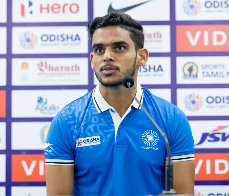 भारतीय जूनियर पुरुष हॉकी टीम. Image credit: hockey india